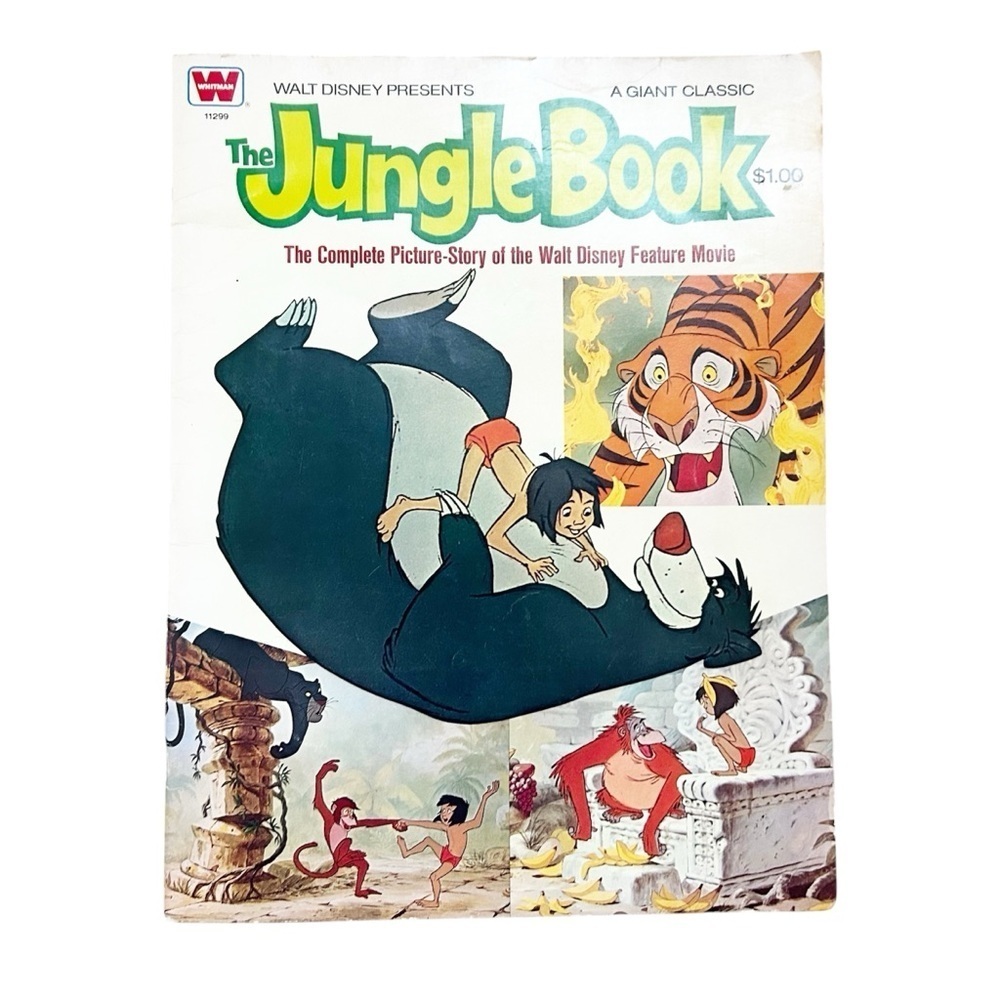 60’s Walt Disney The Jungle Book A Giant Classic The Complete Picture Story
